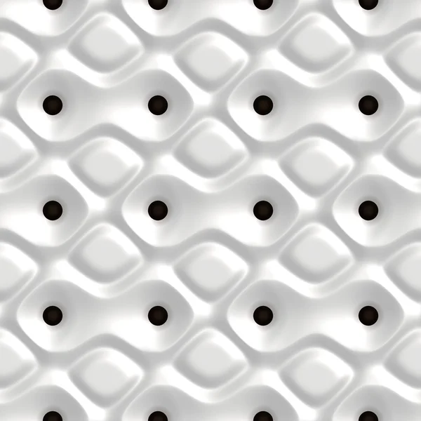 Seamless Tileable Decorative White Background Pattern — Stock Photo, Image