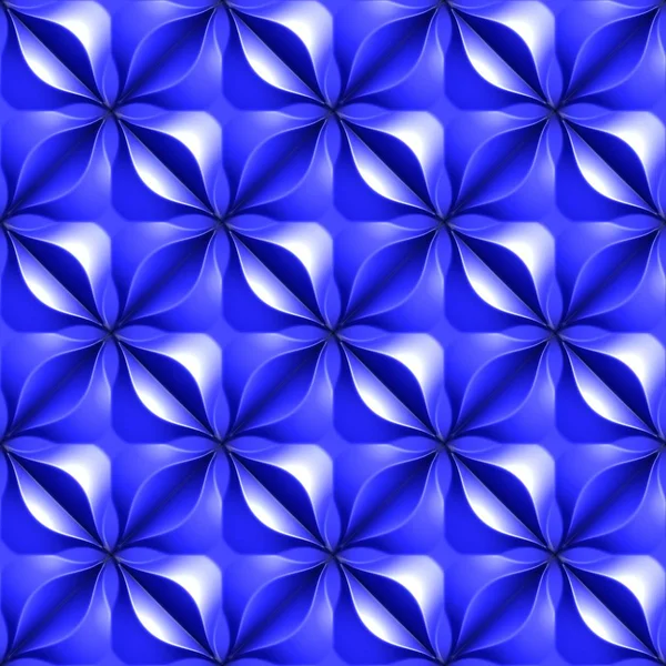 Effekt Nahtlosen Hintergrund Blaue Tapete Dekoration Muster — Stockfoto