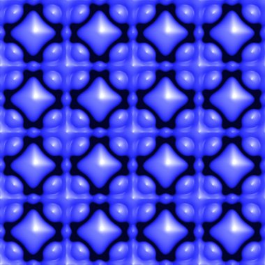 3D efekti sorunsuz arka plan, mavi duvar kağıdı dekorasyon desen.