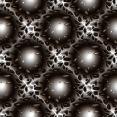 3D efekti sorunsuz arka plan, duvar kağıdı dekorasyon desen.