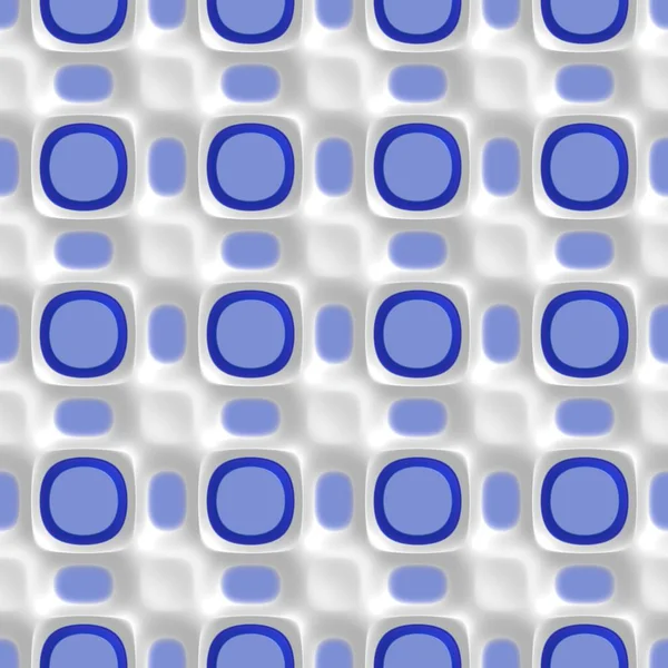 Effekt Sömlös Bakgrund Blå Tapet Dekoration Pattern — Stockfoto