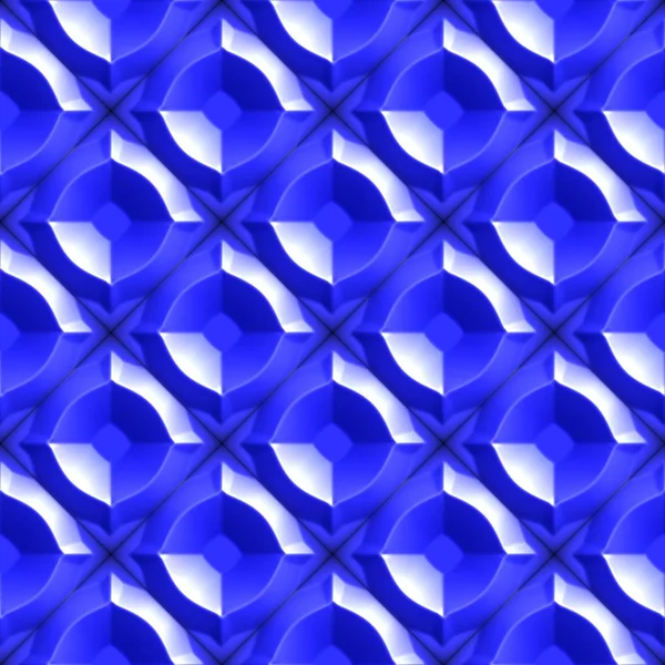 3D effect seamless background, blue wallpaper decoration pattern.