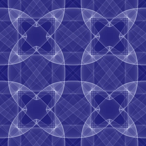 Nahtloser Hintergrund Blaue Tapete Dekoration Muster — Stockfoto