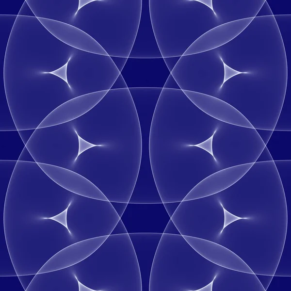Sömlös Bakgrund Blå Tapet Dekoration Pattern — Stockfoto