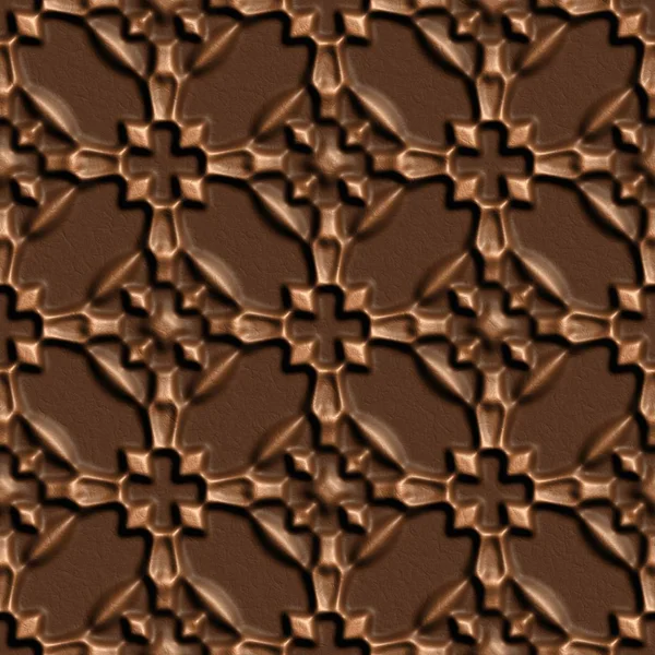 Effekt Nahtlosen Hintergrund Tapete Dekoration Braunes Ledermuster — Stockfoto