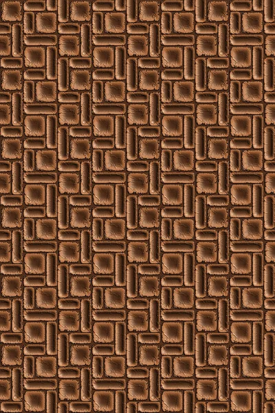 Seamless Tileable Leather Decorative Background Pattern — Stock Photo, Image