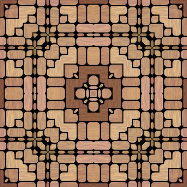 Sorunsuz Ahşap dokulu dekorasyon arka plan deseni.