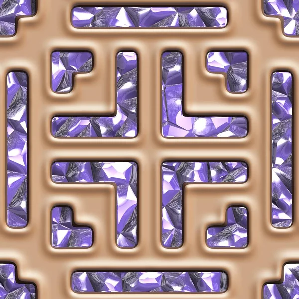 Μοτίβο Φόντου Ανάγλυφη Διακόσμηση Απρόσκοπτη Αφηρημένη Κρύσταλλο — Φωτογραφία Αρχείου