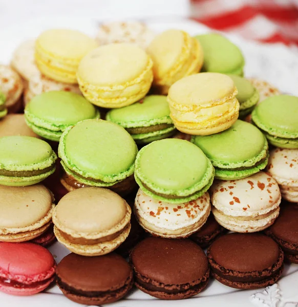 Macarons français traditionnels — Photo