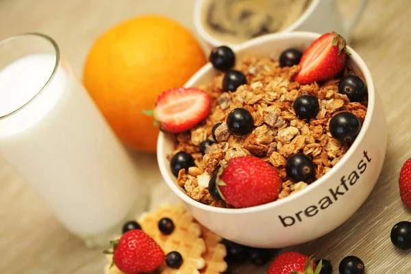 Buona colazione da vicino — Foto Stock