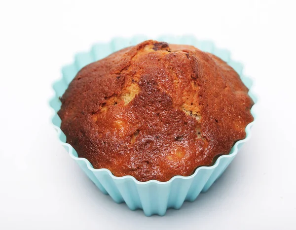 Cupcakes em um fundo branco, close up — Fotografia de Stock