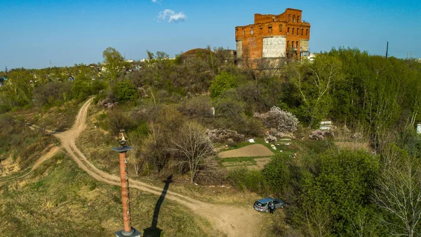 Khabarovsk destroyed house near the bridge over the Amur river architects house