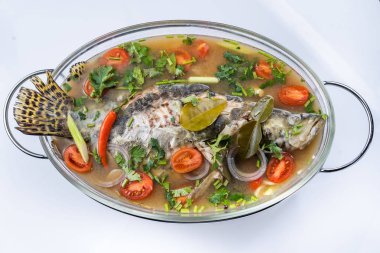 Limon Çorbası Soslu Kızarmış Buğulanmış Deniz Levreği