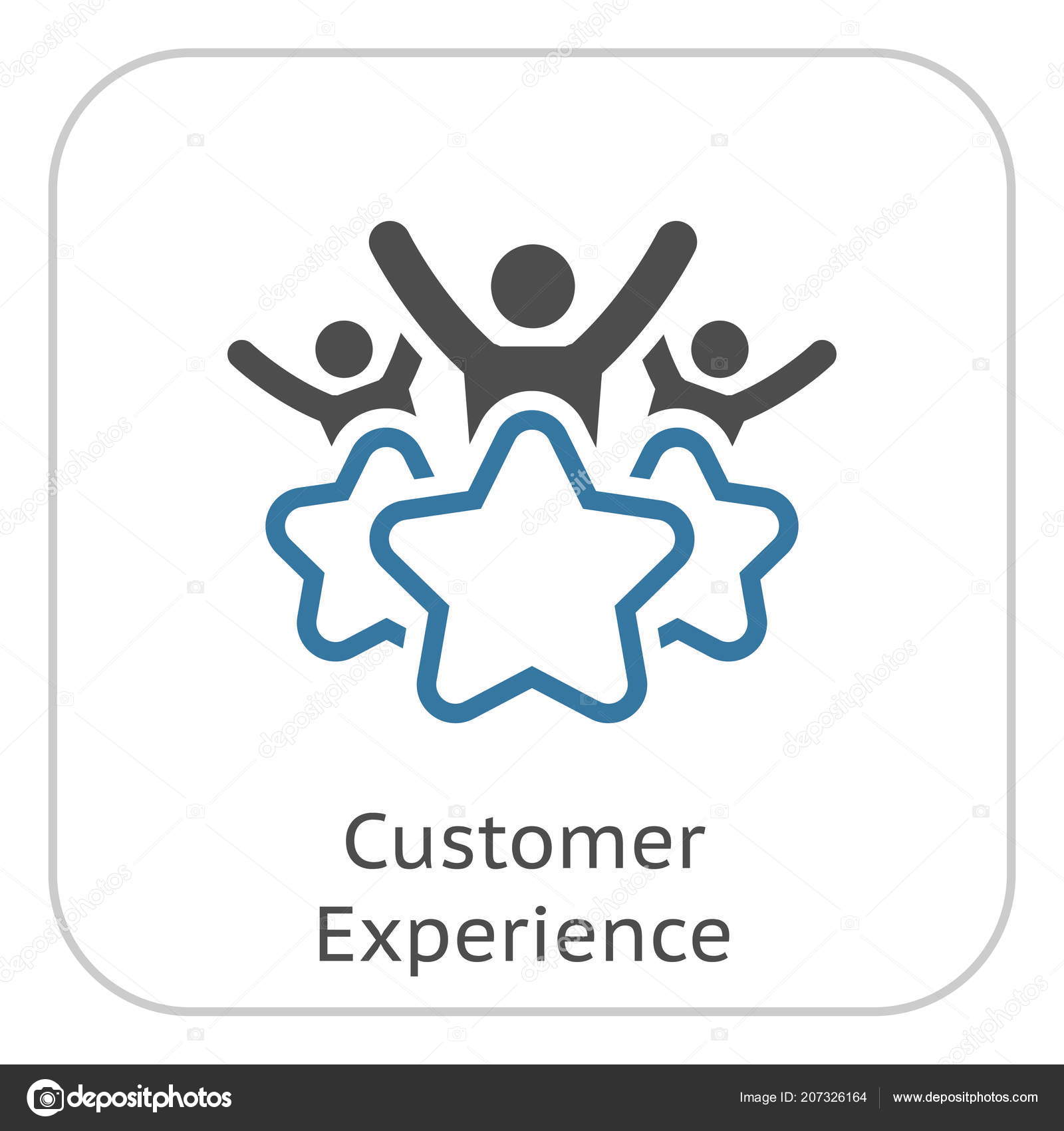 Customer Experience Line Icon Stock Vector WaD 207326164 customer-experience-line-icon-stock-vector-wad-207326164