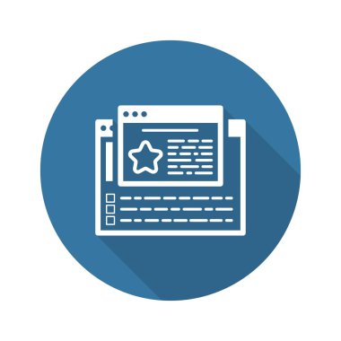 Müşteri geribildirim çizgisi simgesi.