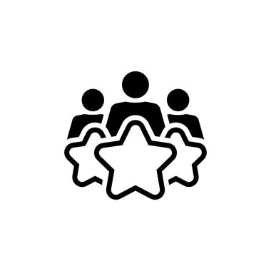 Müşteri deneyimi satırı simgesi.