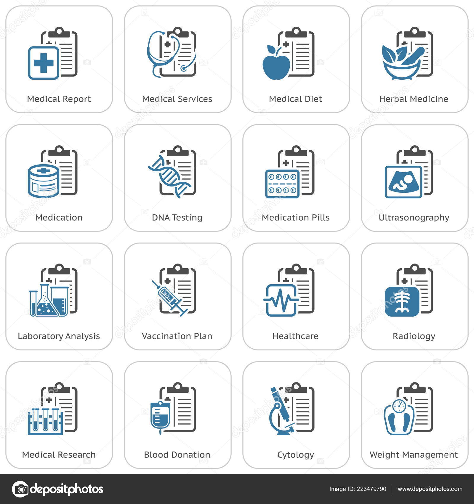 医療 ヘルスケア フラット アイコン ストックベクター C Wad