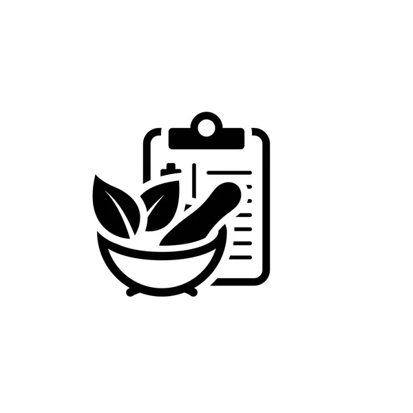 Ikone der Kräutermedizin — Stockvektor