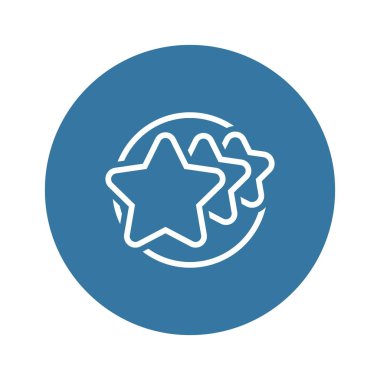 Müşteri derecelendirme satırı simgesi. Müşteri memnuniyeti sembolü. Müşteri ilişkileri yönetimi. İzole UI öğesi.