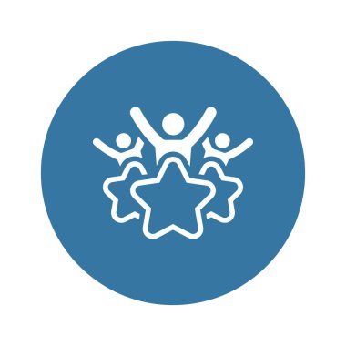 Müşteri deneyimi satırı simgesi. Müşteri memnuniyeti sembolü. Müşteri ilişkileri yönetimi. İzole UI öğesi.