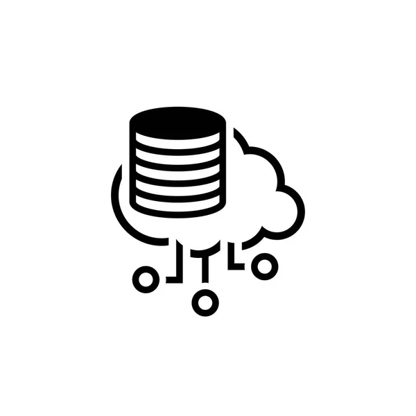 Simple Distributed Storage Vector Icon Royalty Free Stock Illustrations
