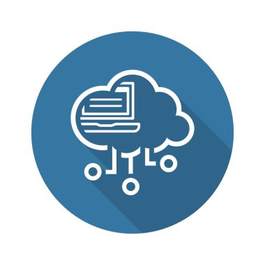 Basit Sanal Masaüstü Vektör Simgesi