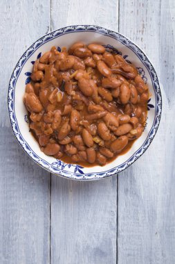 beyaz fasulye pişirilir