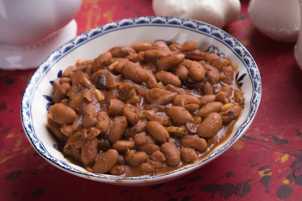 Cooked white beans — Stock Photo, Image