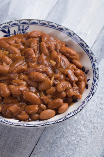 Cooked white beans — Zdjęcie stockowe