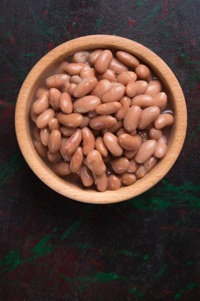 Vařené bílé fazole — Stock fotografie