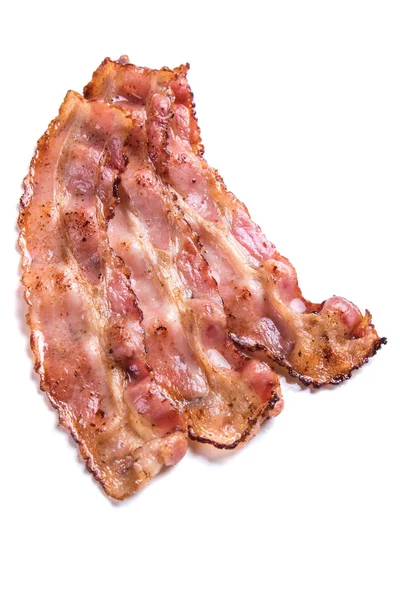 Skivor av stekt bacon — Stockfoto