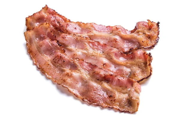 Skivor av stekt bacon — Stockfoto