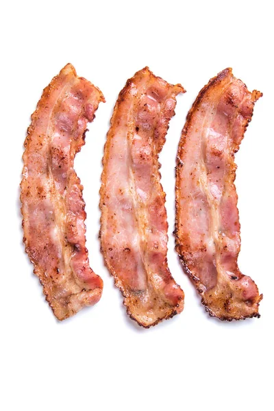 Fatias de bacon frito — Fotografia de Stock