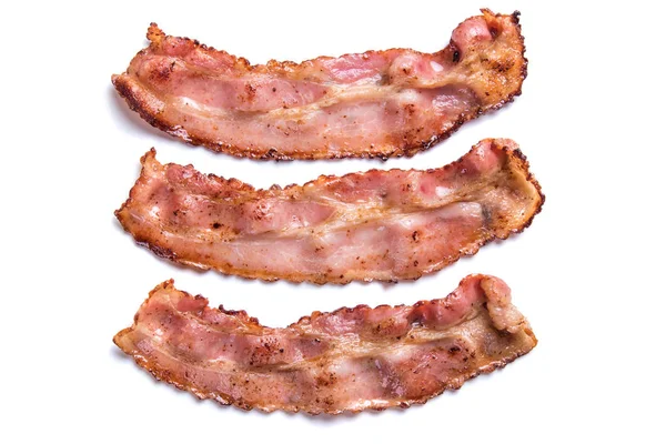 Fatias de bacon frito — Fotografia de Stock