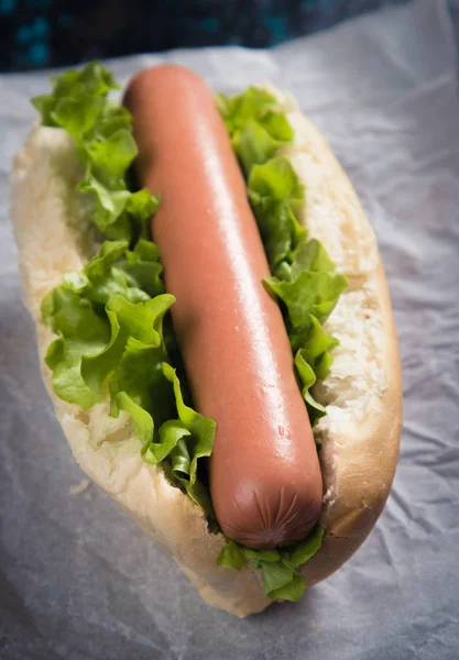 Klassischer amerikanischer Hot Dog — Stockfoto