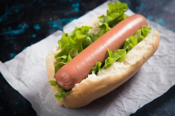 Hot dog américain classique — Photo