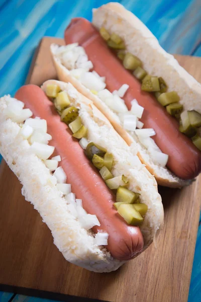 Klassieke American hot dog — Stockfoto