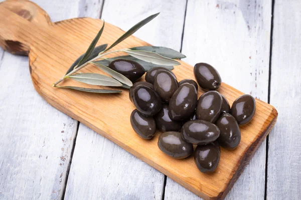 Olives Marinées Prêtes Manger Aliments Sains Utilisés Dans Les Cuisines — Photo