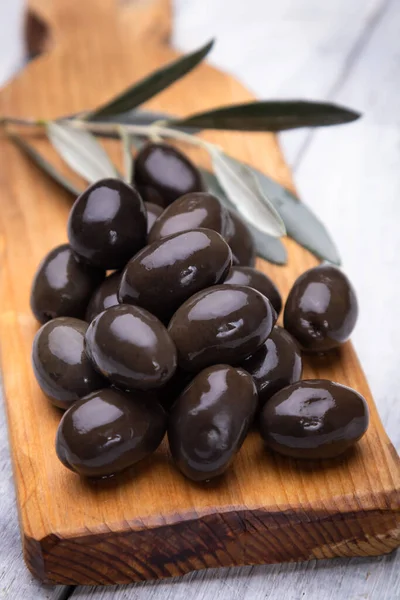 Olives Marinées Prêtes Manger Aliments Sains Utilisés Dans Les Cuisines — Photo