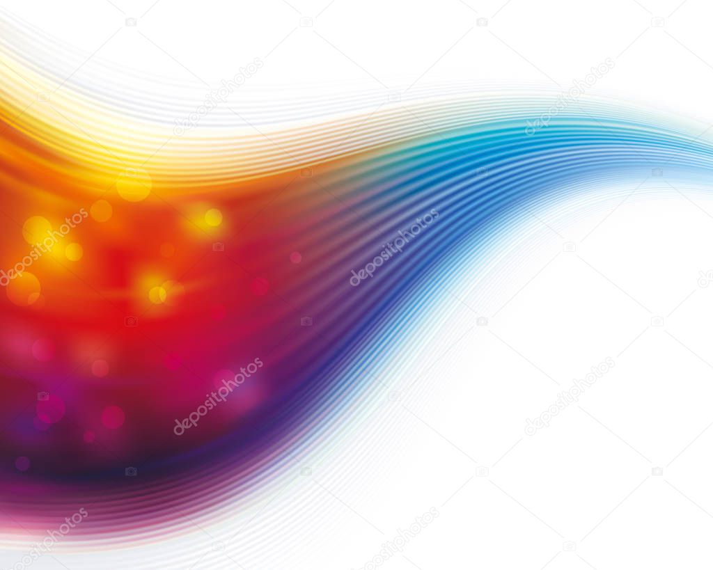 Colorful flowing wave abstract texture background.