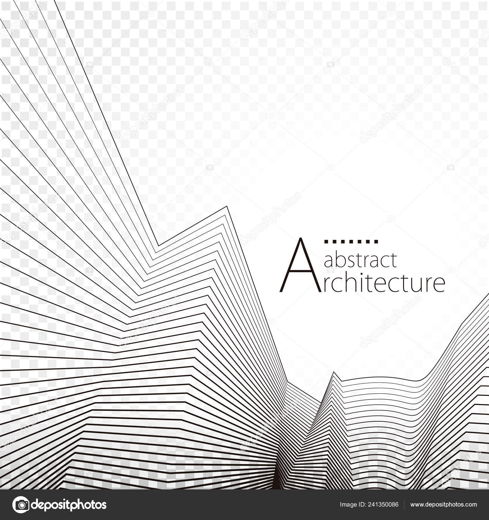 Abstract Architectural Background Stock Vector Image by ©jineekeo #241350086