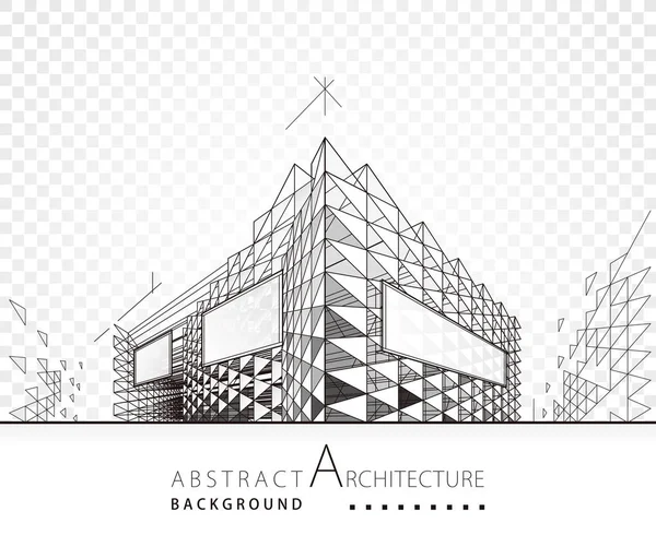 Absztrakt építészeti — Stock Vector