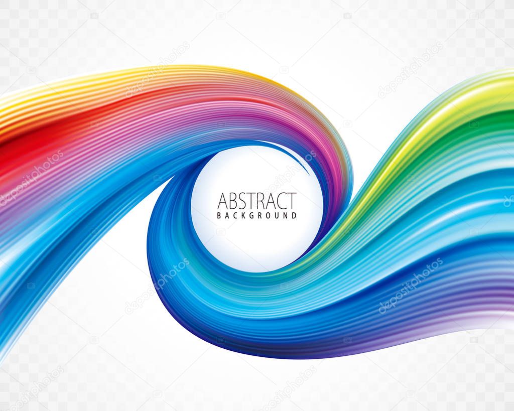 Colorful Spiral Abstract Background
