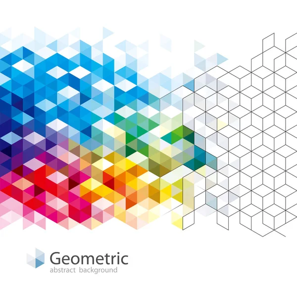 Geometrische Muster abstrakte Hintergründe. — Stockvektor
