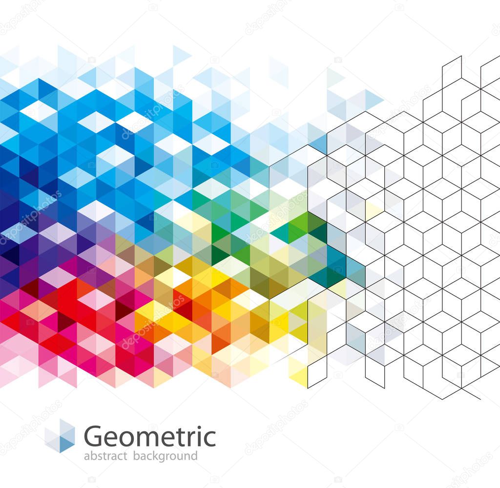Geometric Pattern Abstract Backgrounds. 