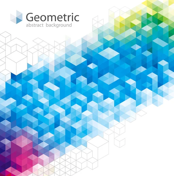 Geometrische Muster abstrakte Hintergründe. — Stockvektor