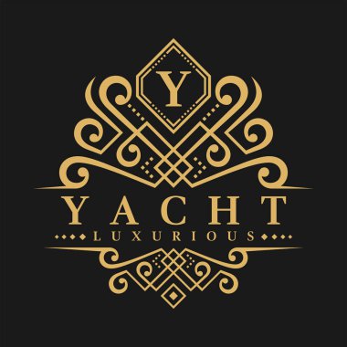 Y Logo - klasik lüks stil Logo şablonu mektup