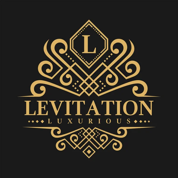 Letter Logo Klassieke Luxe Stijlsjabloon Logo — Stockvector