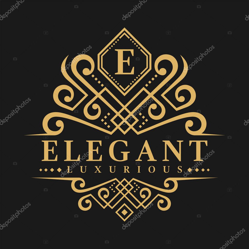 Letter E Logo - Classic Luxurious Style Logo Template