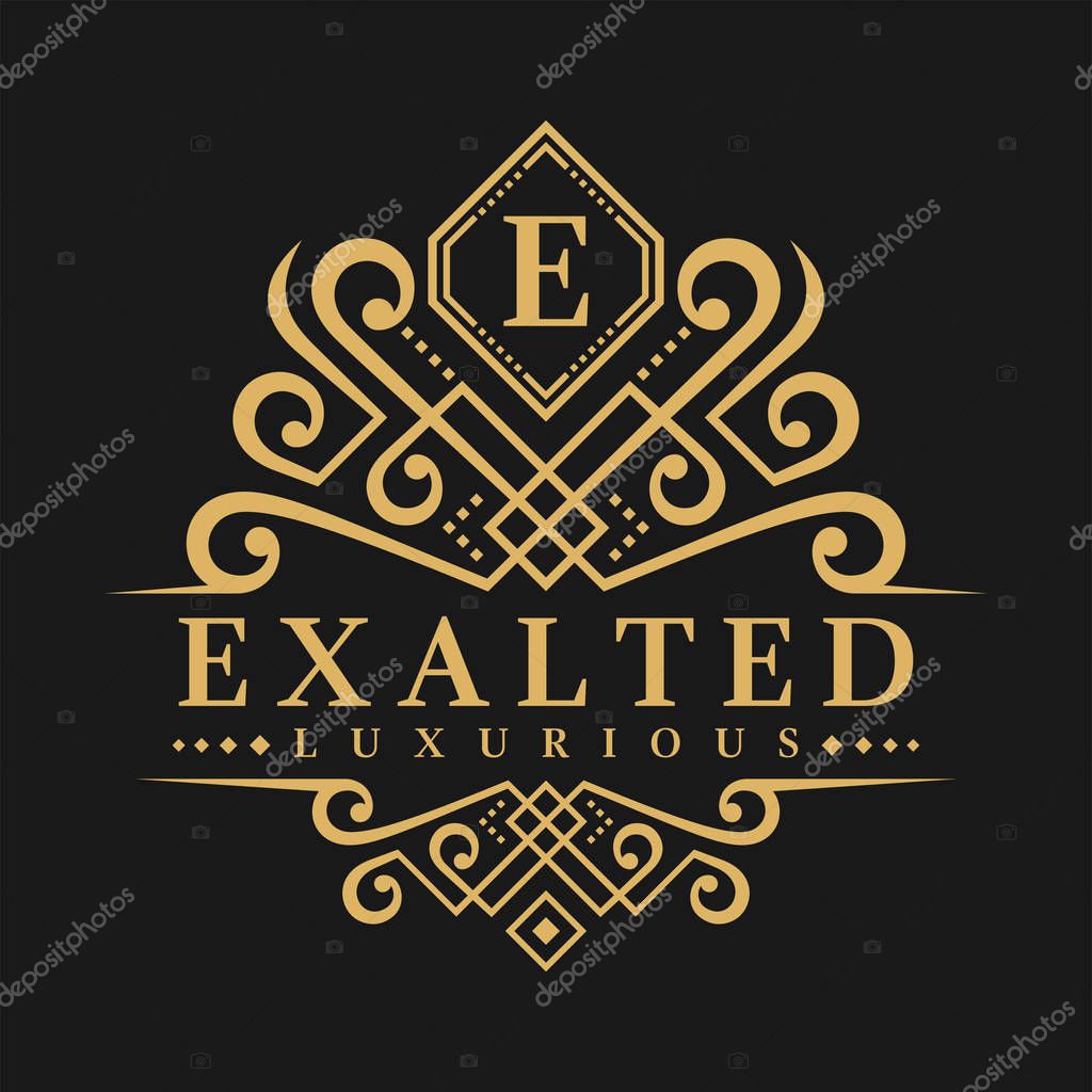 Letter E Logo - Classic Luxurious Style Logo Template